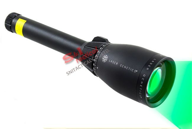 Désignateur laser vert longue distance LASER GENETICS ND3X50 avec monture de lunette réglable