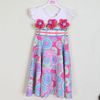2013 New Fashion Girl's Dress Bright Colorful Printed Summer Dress delicate Flower Kids Dress Skirt