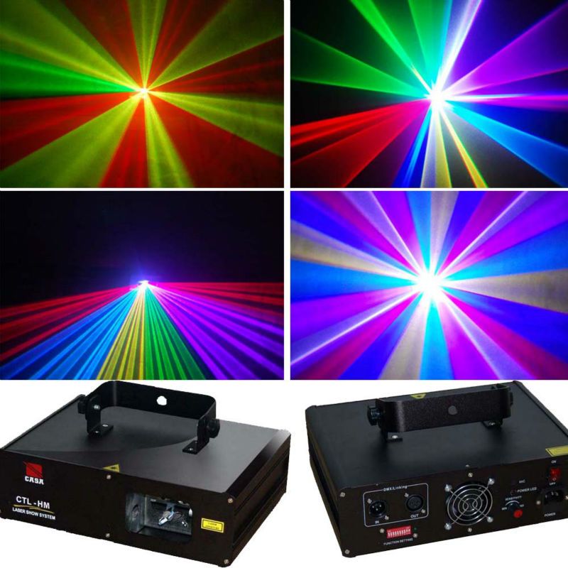 600W RGB Laser Stage Show Lighting Projector For Club DJ Party Disco