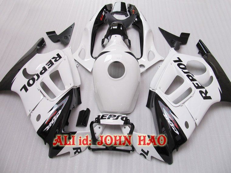 

white black pepsol fairings for honda cbr600f3 9798 cbr 600f3 19971998 cbr600 600 f3 97 98 1997 1998 motorcycle fairing parts, Multi-color