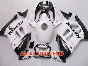 Vit Svart Pepsol Fairings för Honda CBR600F3 97-98 CBR 600F3 1997-1998 CBR600 600 F3 97 98 1997 1998 Motorcykel Fairing Parts