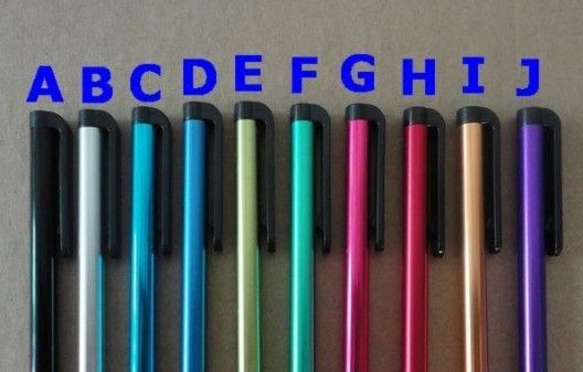 God kvalitet Högkänslig Universal Färg Touch Pen Kapacitet Skärm Styluspenna för Smart Phone IPA