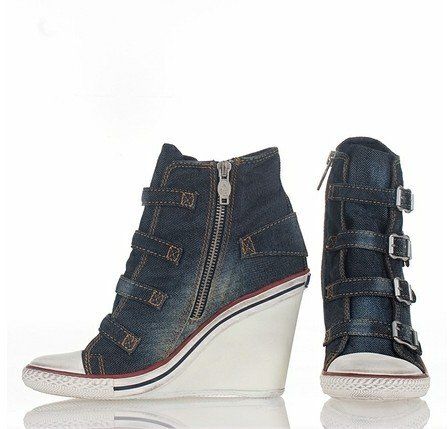Hot Products ASH SHOES THELMA BIS WEDGE SNEAKER BLUE ON HOT SALE Very Cheap From Yanisseller, $112.96