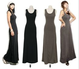ladies long pinafore dress