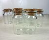 2000x Clear Glass Wishing Bottle Flaskor med Cork 40mmx22mmx18mm Bröllop Favoriter Gratis Shipping