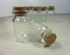 100x Clear Glass Wishing Bottle Francosos con corcho 40mmx22mmx18mm Shiping gratis