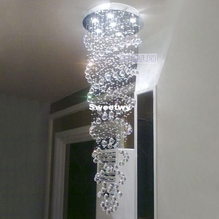 Rotating Chandelier Villa Living Room Double Helix Crystal Chandeliers Modern Minimalist 2019 Rotating Chandelier Villa Living Room Double Helix Crystal Chandeliers Modern Minimalist From Sweetwy 346 74 Dhgate Com