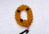 Grânulos de oração budista, pulseira de jade amarelo, 10 mm 52 +1 dentes, meditação, ioga, grânulos de oração