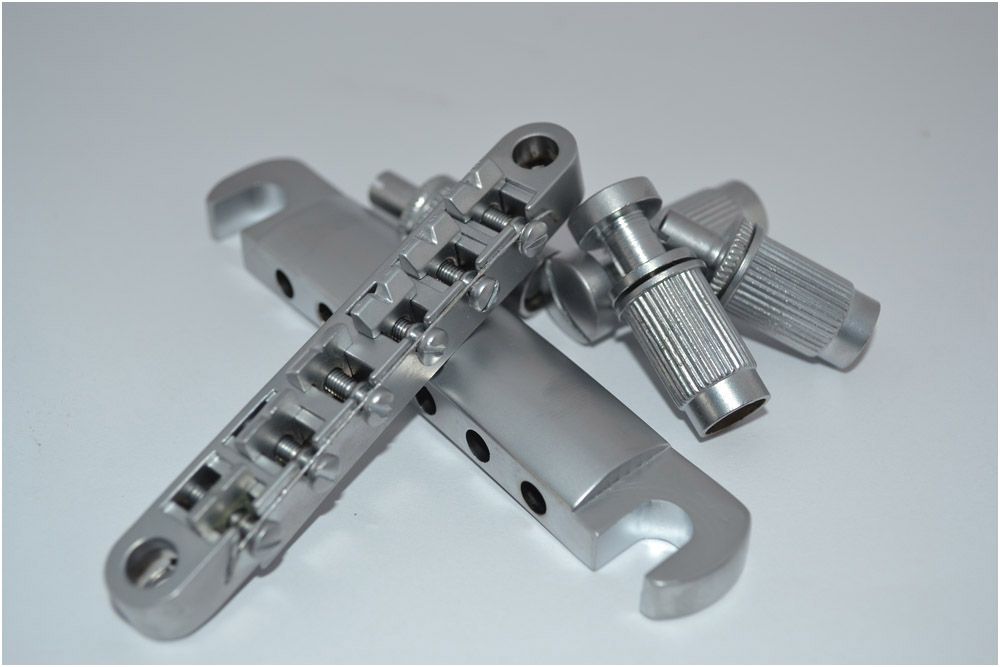 Tune O Matic Bridge Lock Tailpiece FOR Nickel Les Paul/SG Guitar Parts