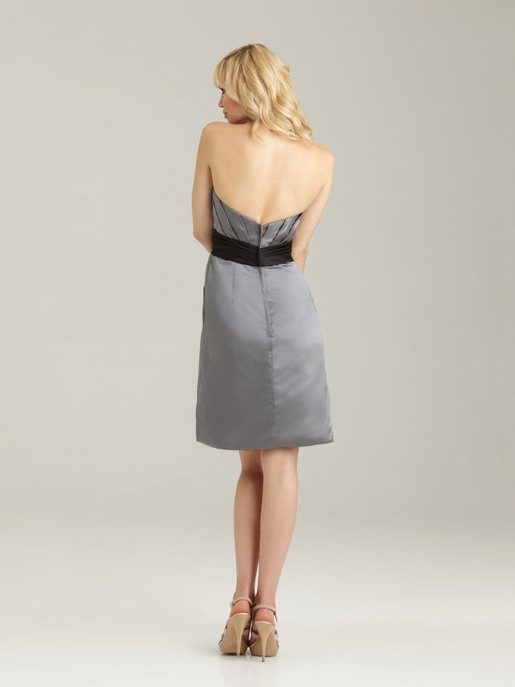 2013 Stylish Designer Champagne Silver Knee Length Short Bridesmaid Dress Prom Dresses Gown