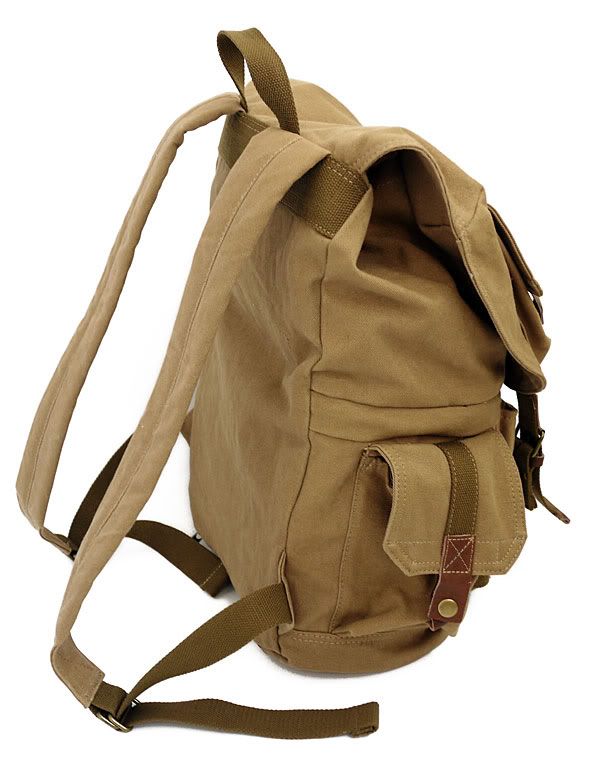 F2001 Canvas DSLR Camera Bag Backpack Rucksack Bag Army Green From Brad