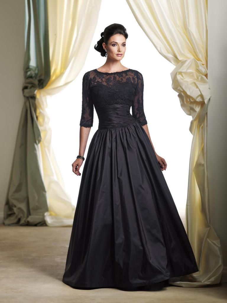 2013 New Simple Sweetheart Pleat Evening Dresses Floor Length Taffeta Black Ball Gown Prom Gowns 
