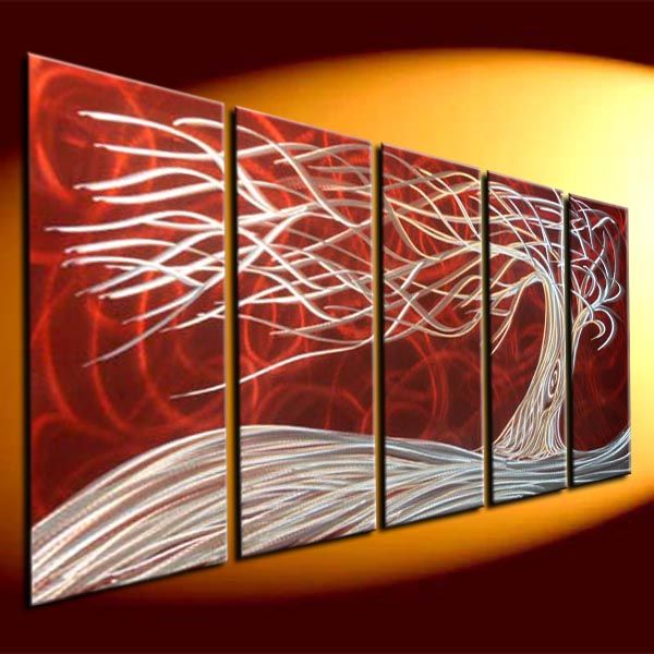 2018 metal art modern art abstrtact art wall oil painting on canvas