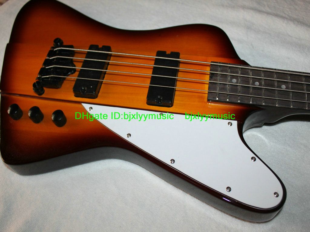 Chinese Bass Thunderbird 4 Strings Electric Bass Honey Burst Bass