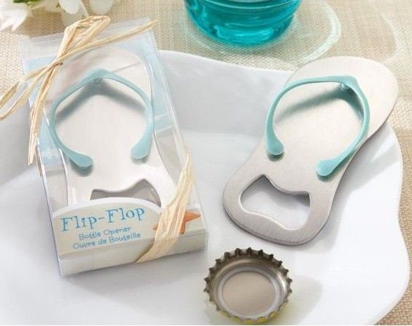 Gift Bierflesopener Bruiloft Gunst Flip-flop Sandal Bottle Opener Slipper Wijnopener