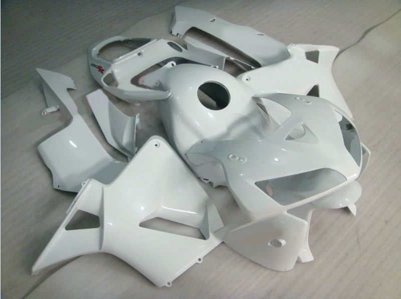 Vit injektionsvaror för CBR600RR CBR600 F5 CBR 600RR 2003 2004 K3 K4 03-04 Motorcykel Fairings Set