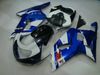 Blue Backings for Suzuki GSXR 600 750 2001 2002 2003 K1 fabriek verkoper Gratis verzending Gratis voorruit