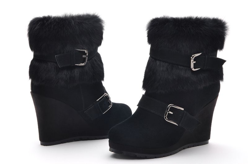 wedge heel winter boots