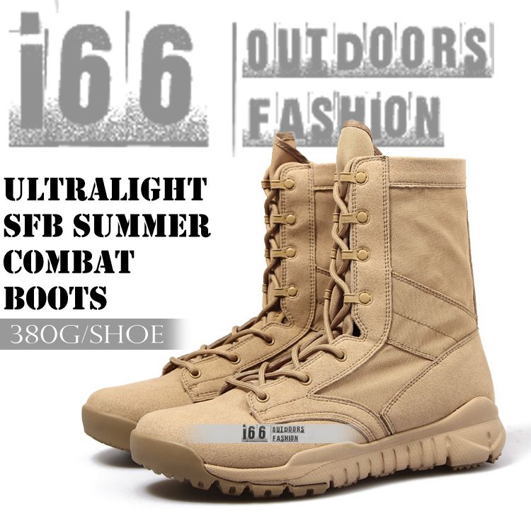Us Army Sfb Ultralight Military Desert Combat Tactical Summer Boots ...