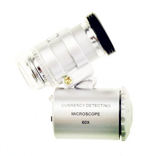 Beperkte hoeveelheid Promotie 60x Zoom Microscope Micro Cameralens voor iPhone 5 / 5s mobiele telefoon mobiele telefoon