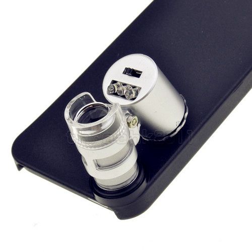 Begrenzte Menge, 60-fach-ZOOM-Mikroskop-Mikrokameraobjektiv für iPhone 5/5S, Mobiltelefon