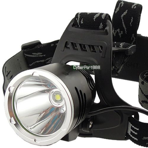 Ücretsiz nakliye 1800 Lümen CREE XM-L XML T6 Lampe Frontale Velo tactique + 2x 18650 SET A2 LED