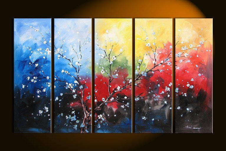2018 hand painted oil wall art colorful white flowers cloud decoration abstract landscape framed oil painting from bestart 46 67 dhgate com 2018 hand painted oil wall art colorful white flowers cloud decoration abstract landscape framed oil painting from bestart 46 67 dhgate com