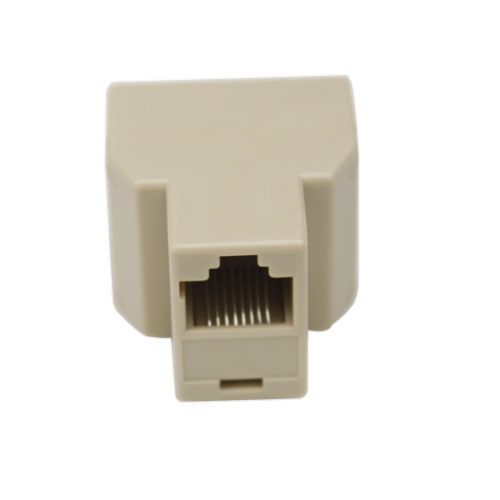 RJ45 8P8C Y-splitter Kadın Ağ Çoğaltıcı Adaptörü 1 ila 2 Kadın-Kadın Bölünmüş 1000 adet iyi