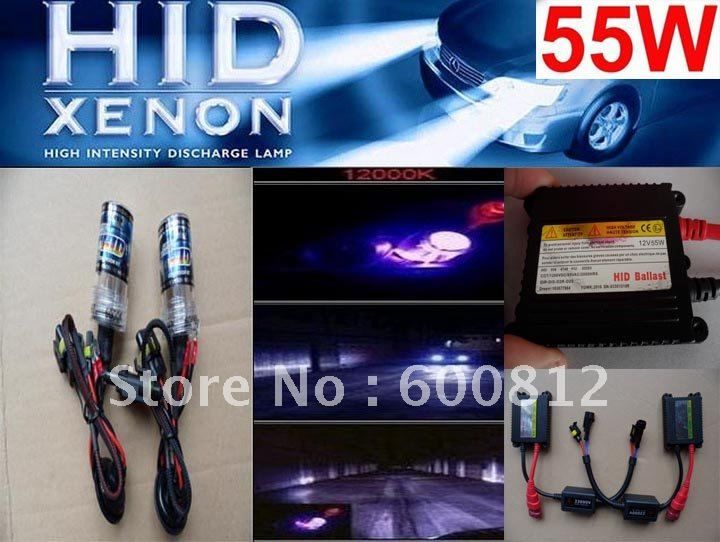 HID HEADLIGHTS XENON HID Conversion Kit AC 55W H7 12000K HID Xenon Kit