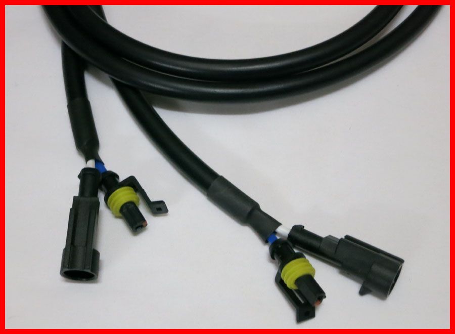 100cm HID Xenon Extension Cable Wiring Cable Power To Ballasts High Voltage H1 H7 H8 9005/6 From