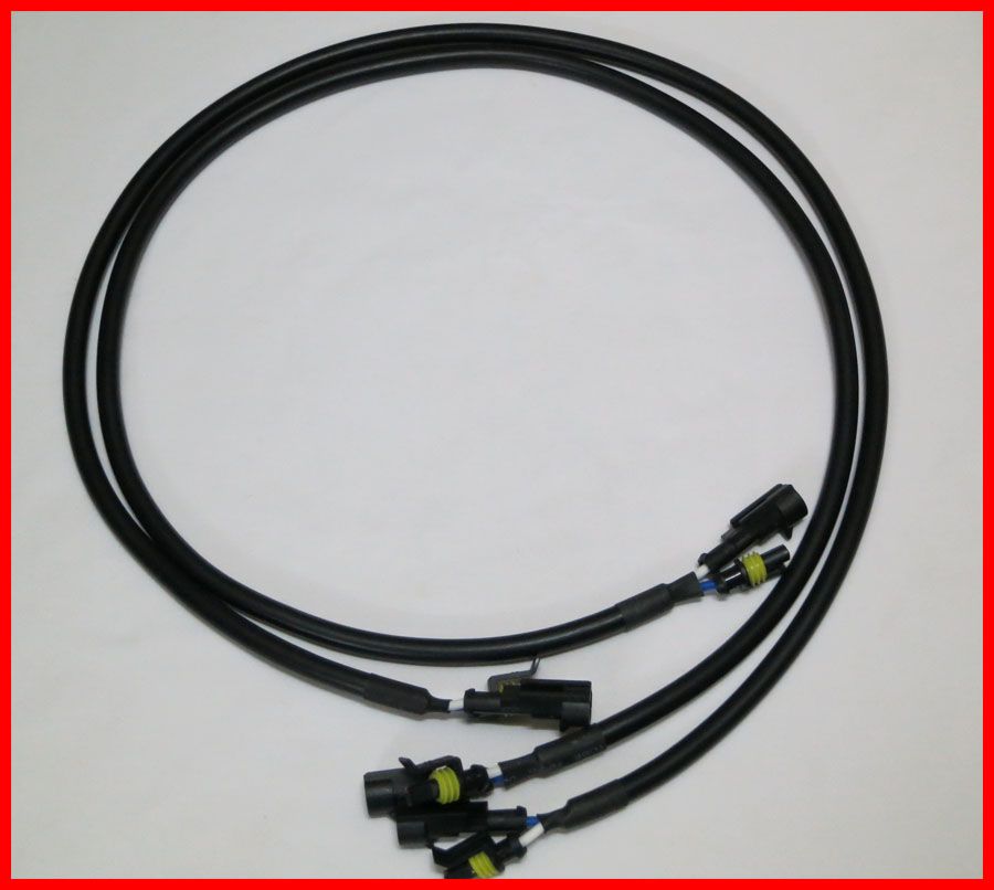 100cm HID Xenon Extension Cable Wiring Cable Power To Ballasts High Voltage H1 H7 H8 9005/6 From