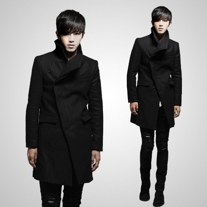 trench coat 2012 men's clothing new arrival unique French front british ...
