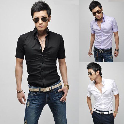 white funky shirt