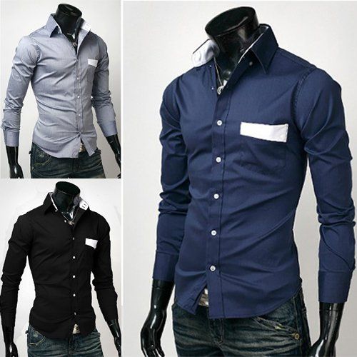 Cheap Mens Shirts Men Casual Shirt Mens Dress Clothing Design Shirts