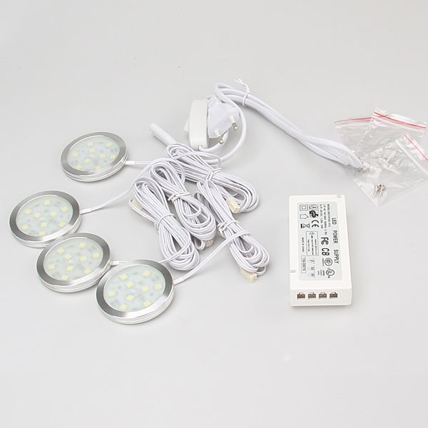 LED Light With Power Driver And Junction Box Slim Round Simple