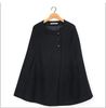 Black Elegant Women Poncho Cloak Cape Batwing Hoodie con cappuccio con cappuccio con cappuccio con cappuccio per maglione Outwear5571607