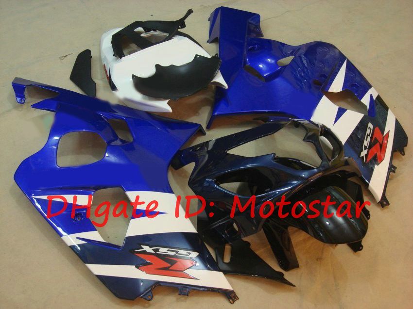 Kit bianco blu OEM 2004 2005 SUZUKI GSXR600 GSXR750 K4 S64F 04 05 GSXR 600 GSX-R 750 carenatura