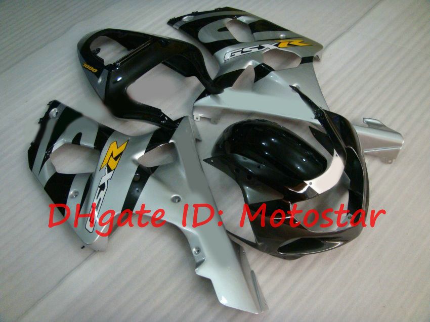 Fairing kit for SUZUKI 2000 2001 2002 GSX-R1000 01 02 00 1000 K2 GSXR1000 OEM GSXR silver black