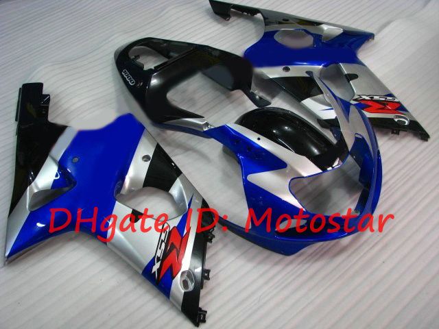 Bodywork Fairings for SUZUKI 2000 2001 2002 GSX-R1000 01 02 00 GSXR 1000 K2 GSXR1000 blue silver