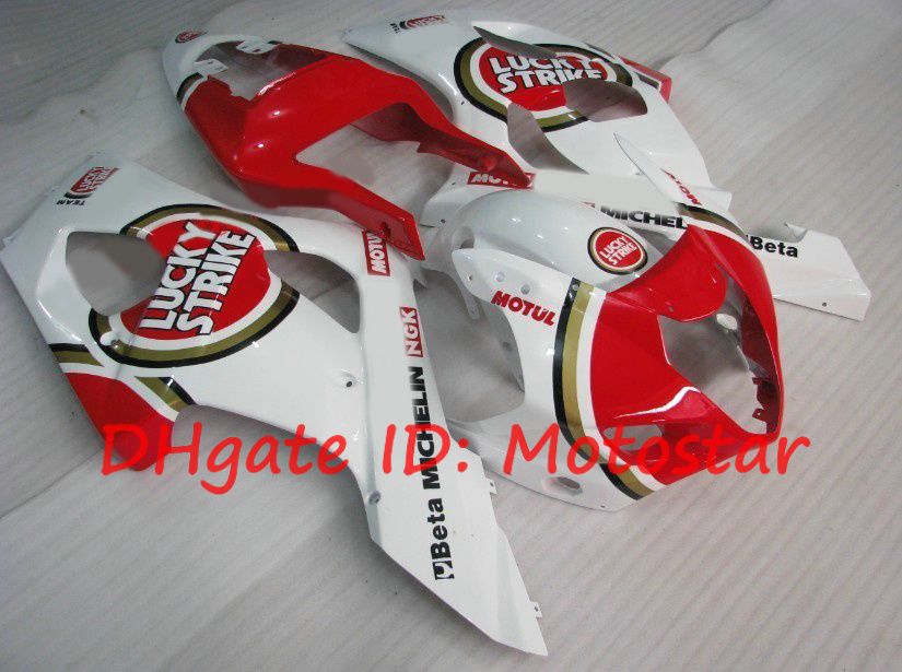 Lucky Strike لعام 2003 2004 Suzuki GSX-R1000 03 04 GSXR 1000 K3 GSXR1000 R1000 Fairing Kit S13 Fairings Kits 9