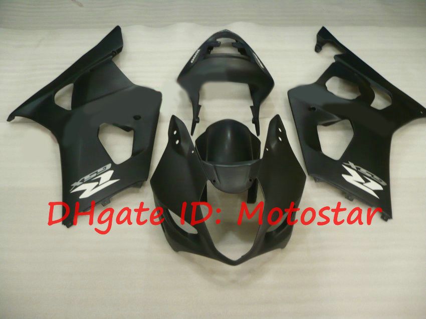 Flat Matte Black Fairings لعام 2003 2004 Suzuki Fairings Kits GSX-R1000 03 04 GSXR 1000 K3 GSXR1000 GSXR 1000 S13L