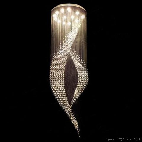

chandelier Double helix 76lb