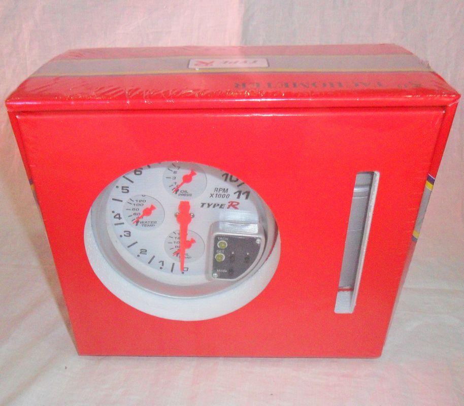 5 Type R Tachometer 4 In 1 Auto Meter Tachometer, Oil Press Meter