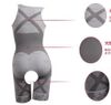 Moda natural de bambu carvão corpo shaper roupa interior magro emagrecimento terno bodysuits7525855