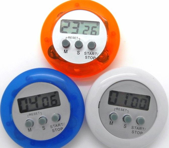 Digitaler Küchentimer-Helfer, Mini-LCD-Küchen-Countdown-Clip-Timer-Alarm