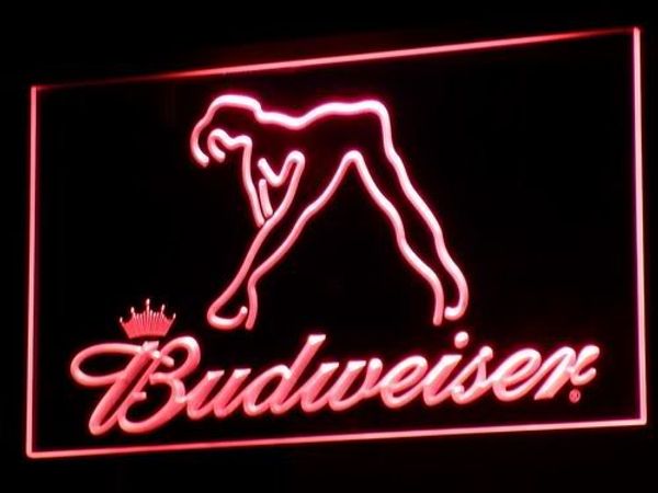 

A133-r Budweiser экзотический танцор стриптизерша бар легкие знаки