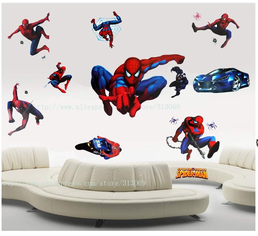 Ventana De Pared Hombre Araña Etiqueta del vinilo Pegatina de Coche Muchos Colores y Tamaños Ventana De Pared Hombre Araña Etiqueta del vinilo Pegatina de Coche Muchos Colores y Tamaños