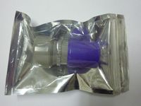 Бесплатная доставка 8.5 * 14 см замок на молнии алюминиевая фольга пластиковая застежка-молния мужской и женский элементы клапана сумка