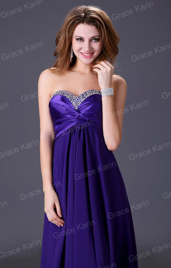 Grace Karin New Sexy Shinning Elegant Evening Dresses Sweetheart Lace ...