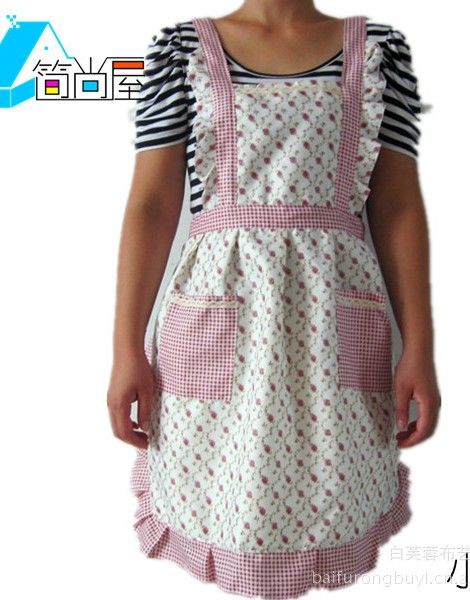 18 sztuk Nowy Dom Kuchnia Fartuch Pasterskie Styl Craft Commercial Restauracja Kuchnia Bib Fartuchy Pinafore